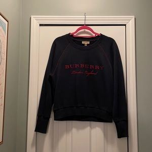 Burberry Embroidered Logo sweatshirt